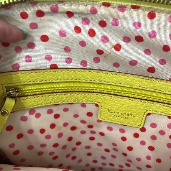 Kate Spade Wellesley Maeda Satchel, Sultan Yellow, Vintage - Picture 11 of 13